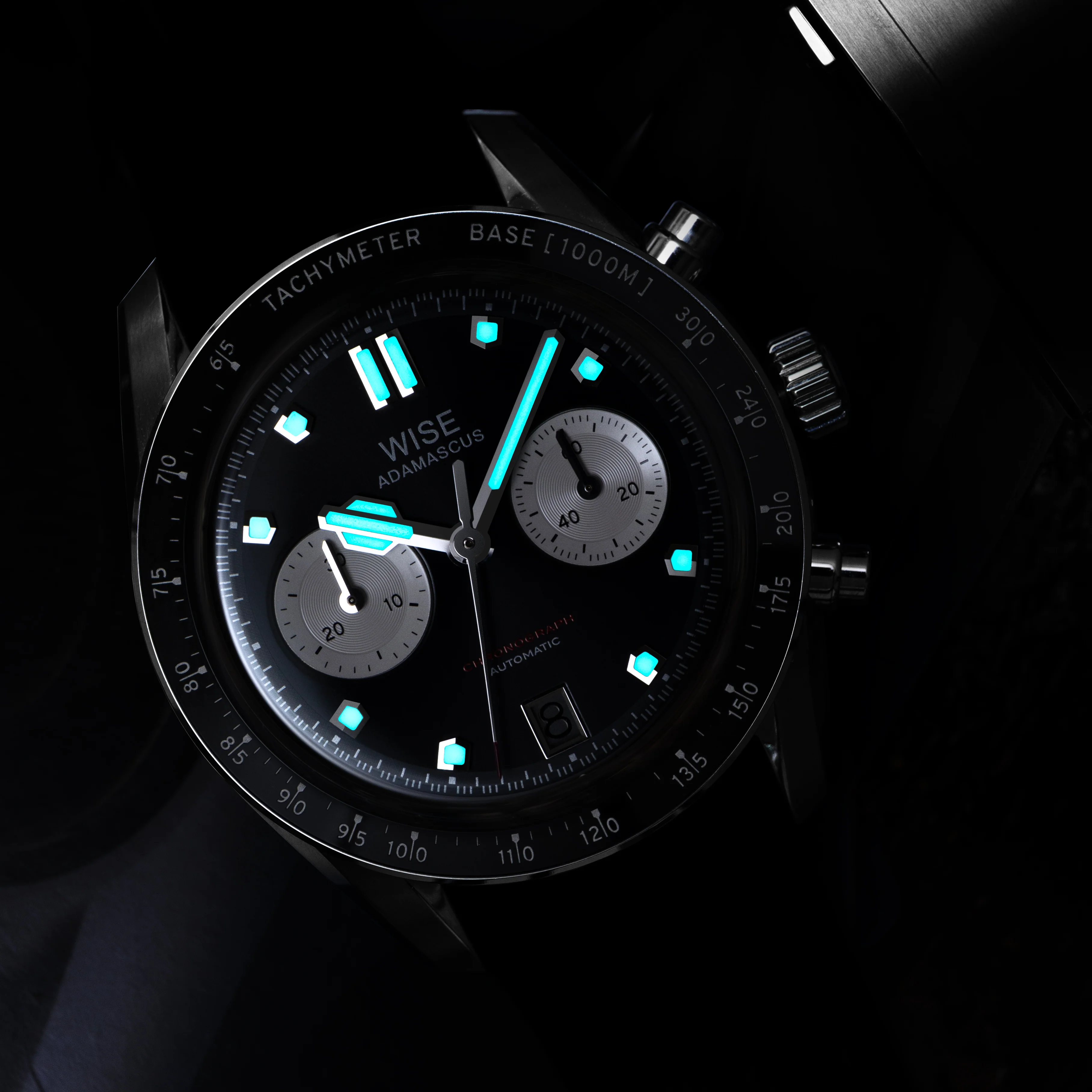 ADAMASCUS AD8 Chronograph Light Pink-Grey - Image 4