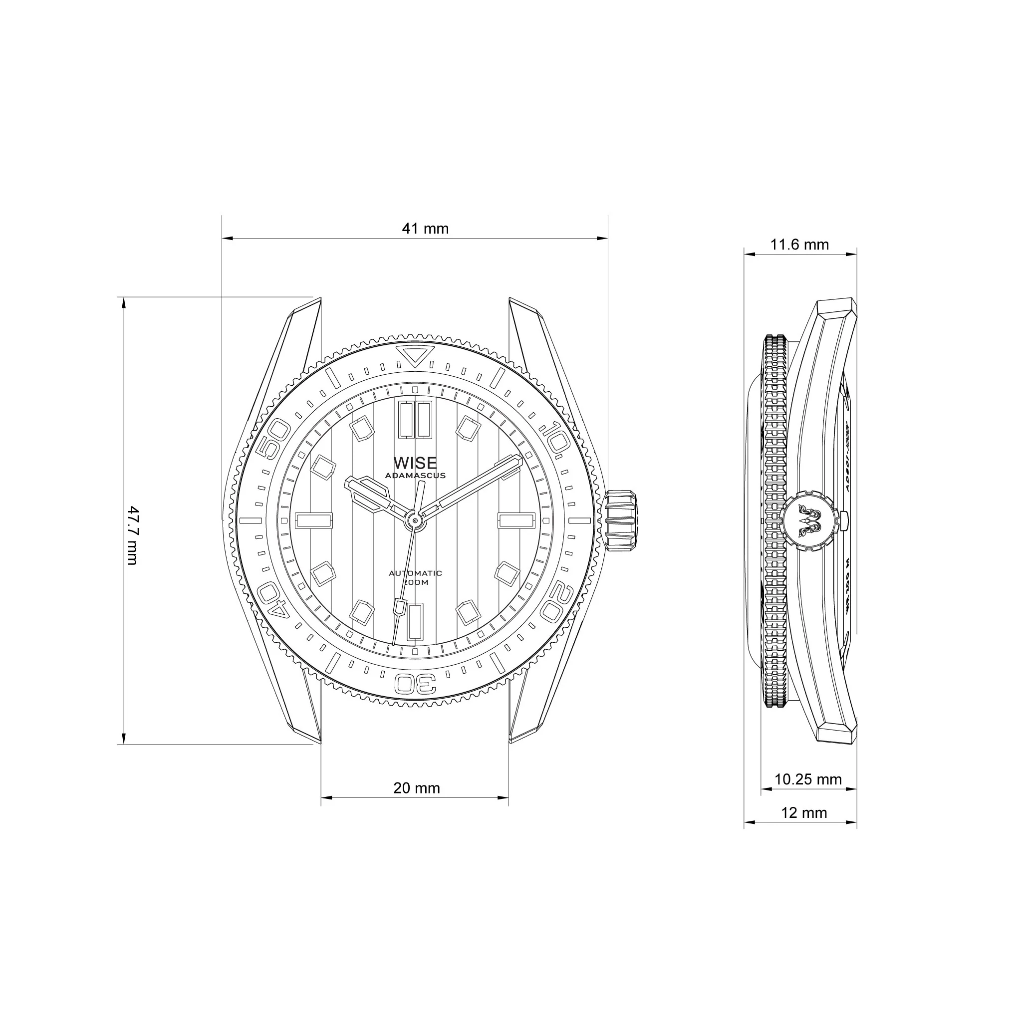 ADAMASCUS AD8240 Stainless Steel 904L - Image 5