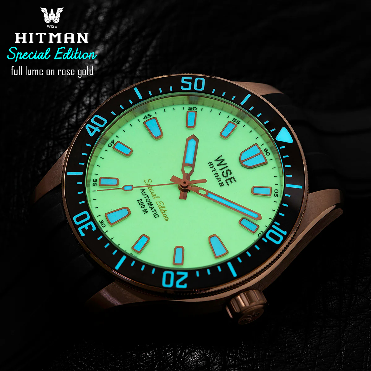 HITMAN HIT67 Full Lume Special Edition (Rose Gold) - Image 4