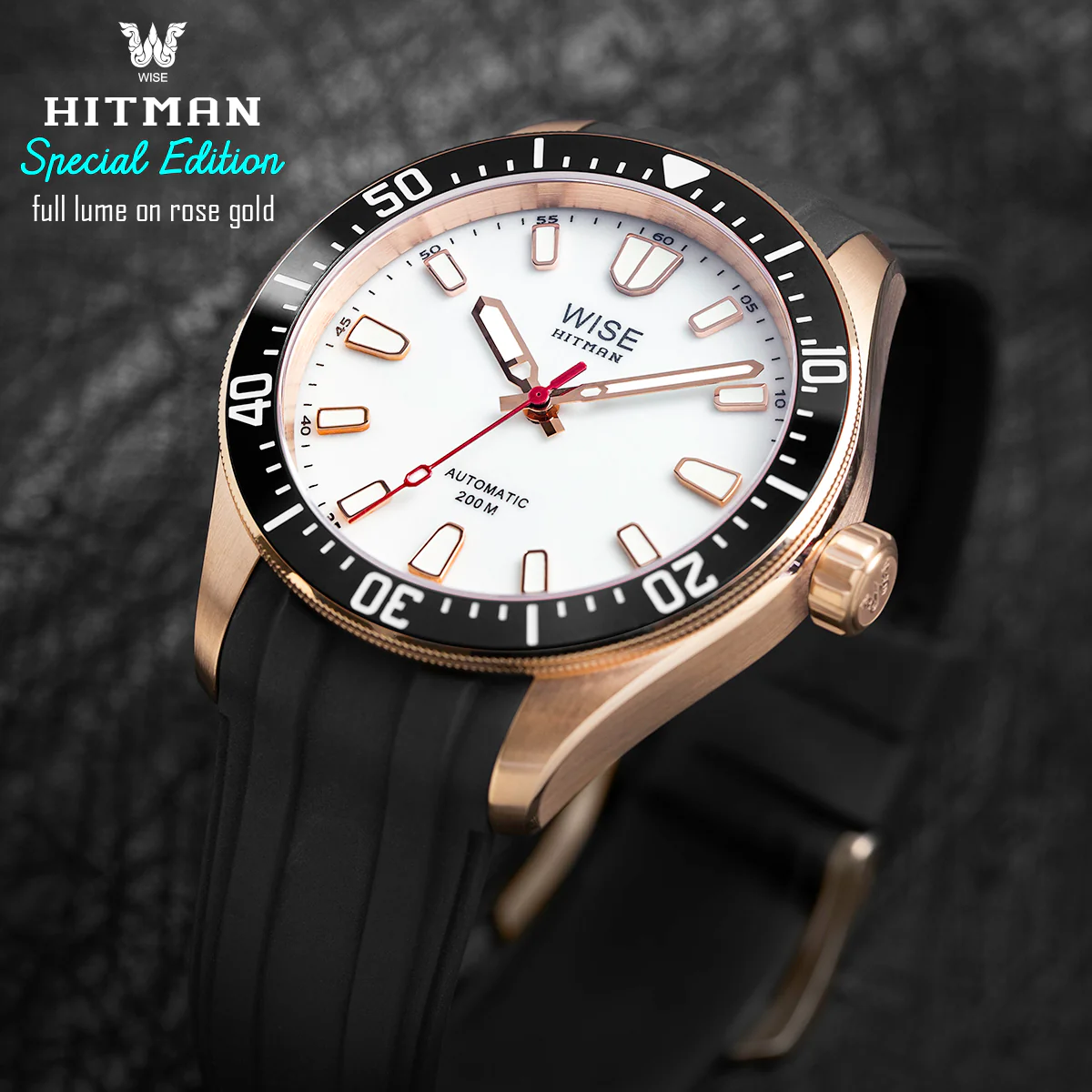 HITMAN HIT67 Full Lume Special Edition (Rose Gold) - Image 5