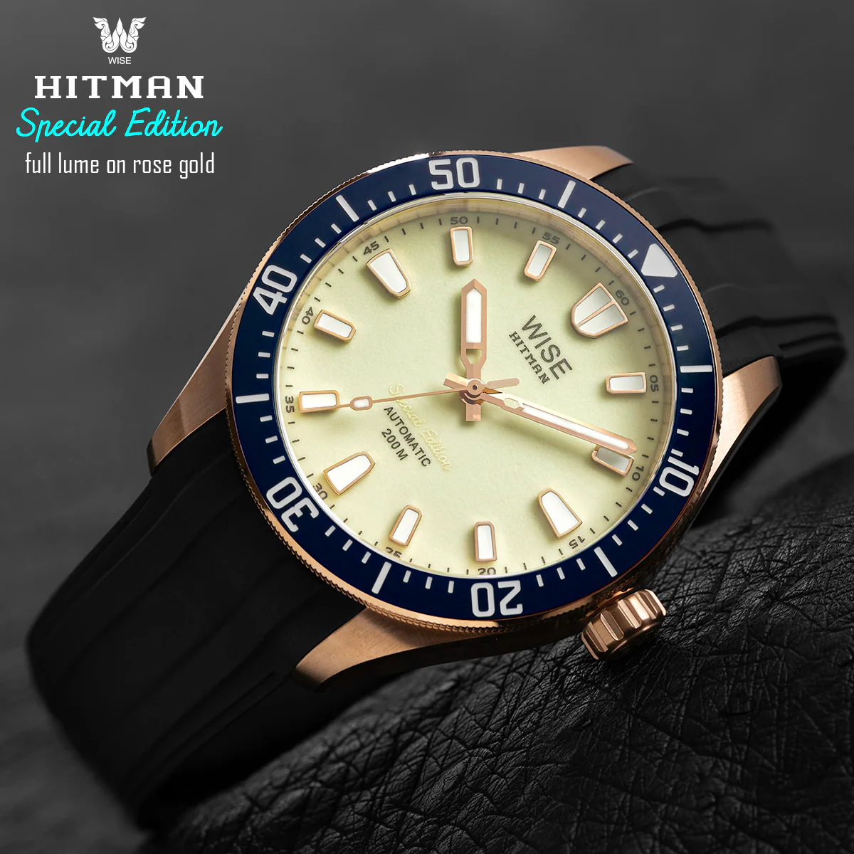 HITMAN HIT67 Full Lume Special Edition (Rose Gold) - Image 8