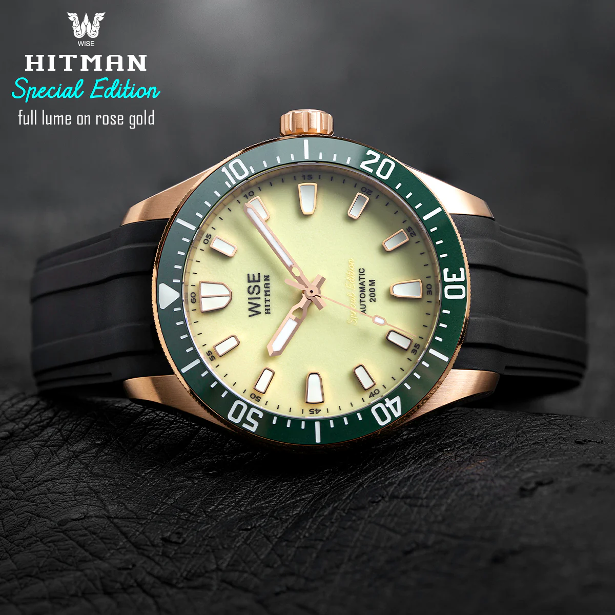 HITMAN HIT67 Full Lume Special Edition (Rose Gold) - Image 9
