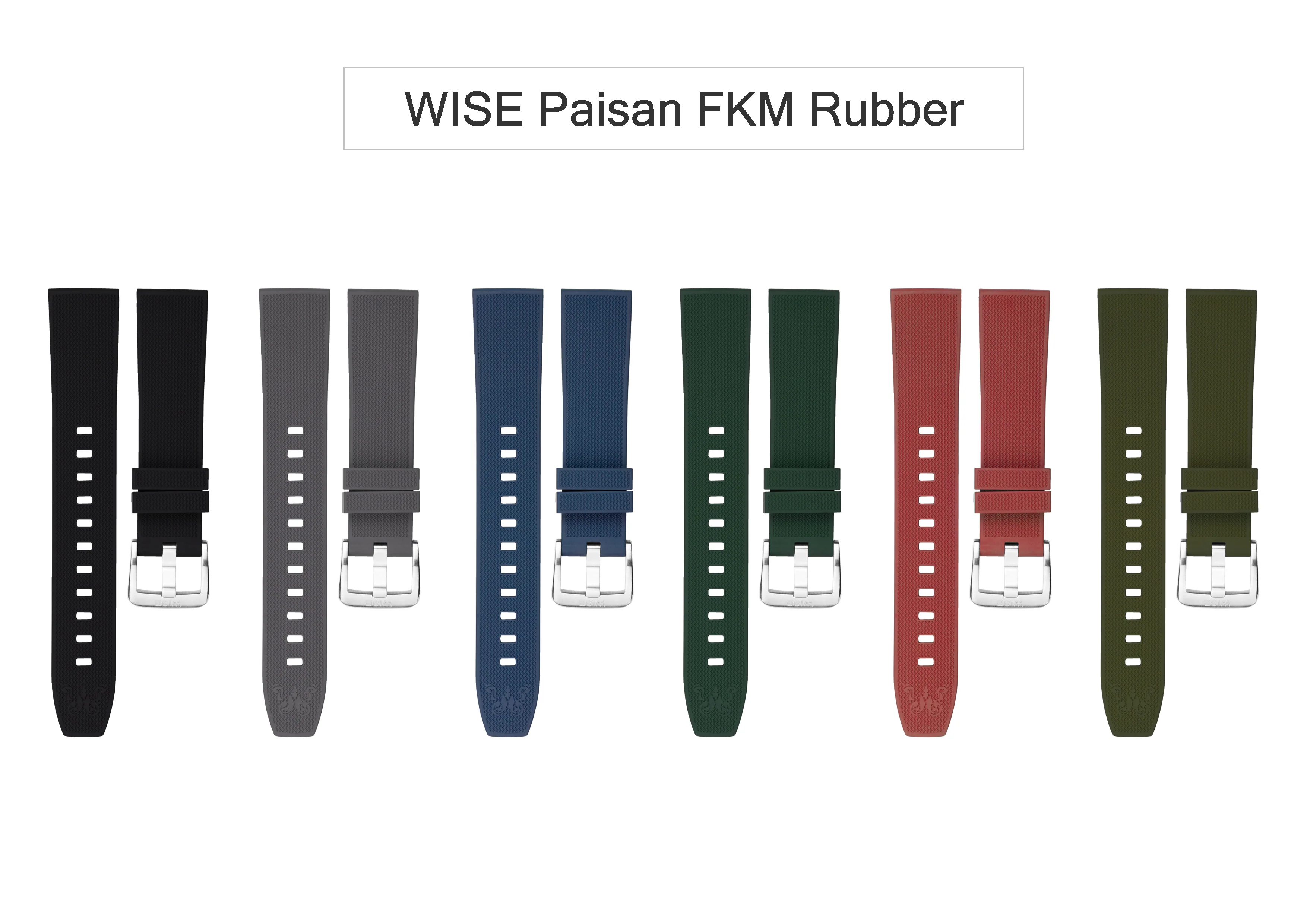 WISE Paisan Strap (FKM Rubber) 20 mm. - Image 2